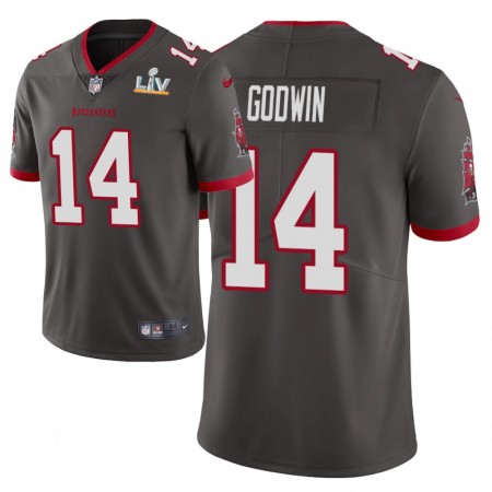 Maillot Tampa Bay Buccaneers Chris Godwin 14 Nike Marron 2021 Super Bowl LV  - Homme